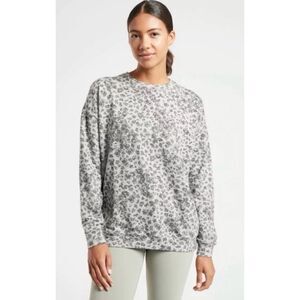 Athleta Studio To Street Splatter Sweatshirt Size S